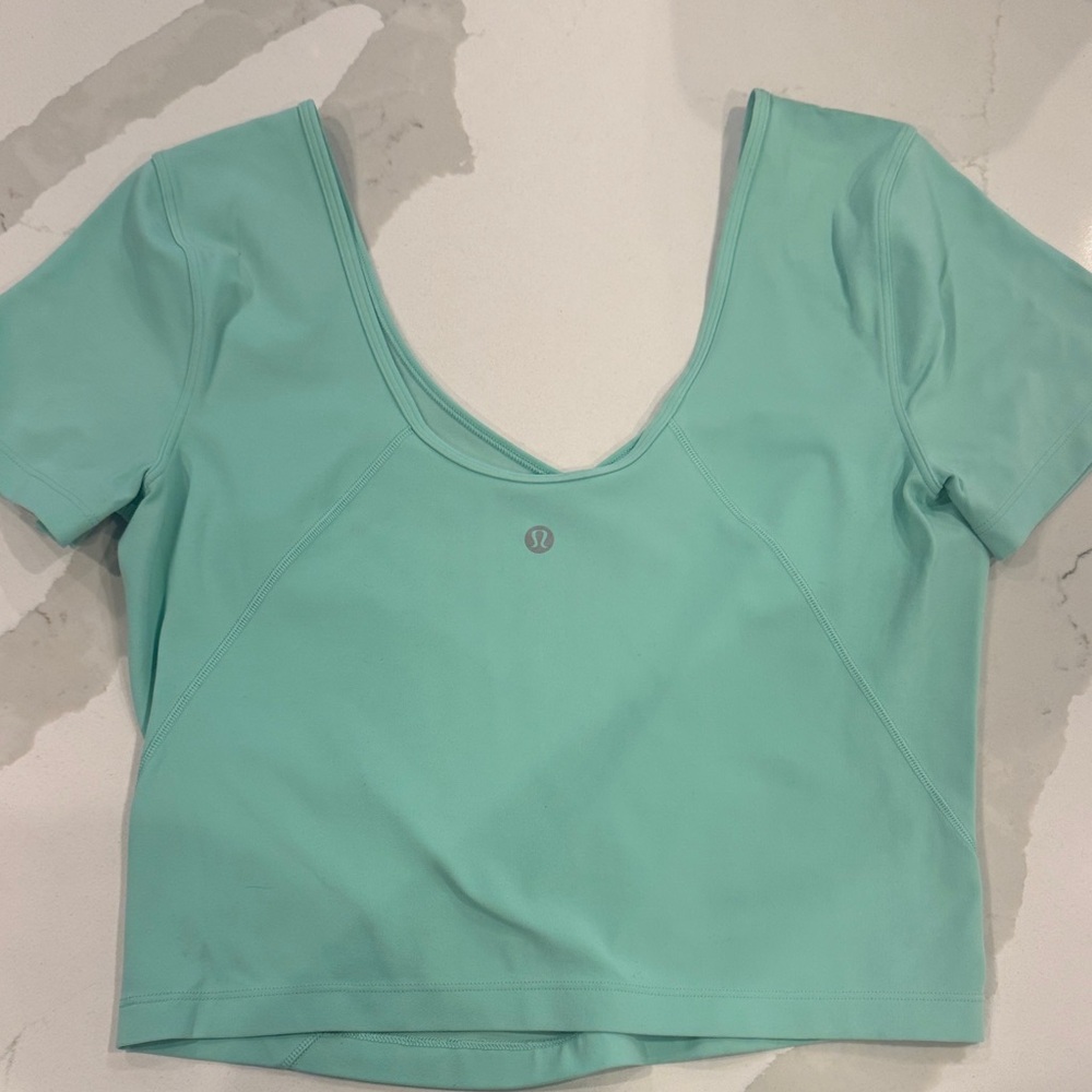 lululemon athletica Women's Mint Crop Top